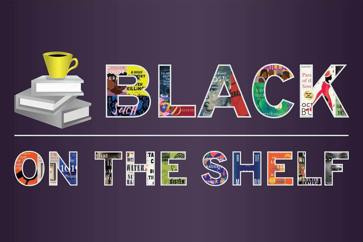 Black on the Shelf Digital Art Graphic