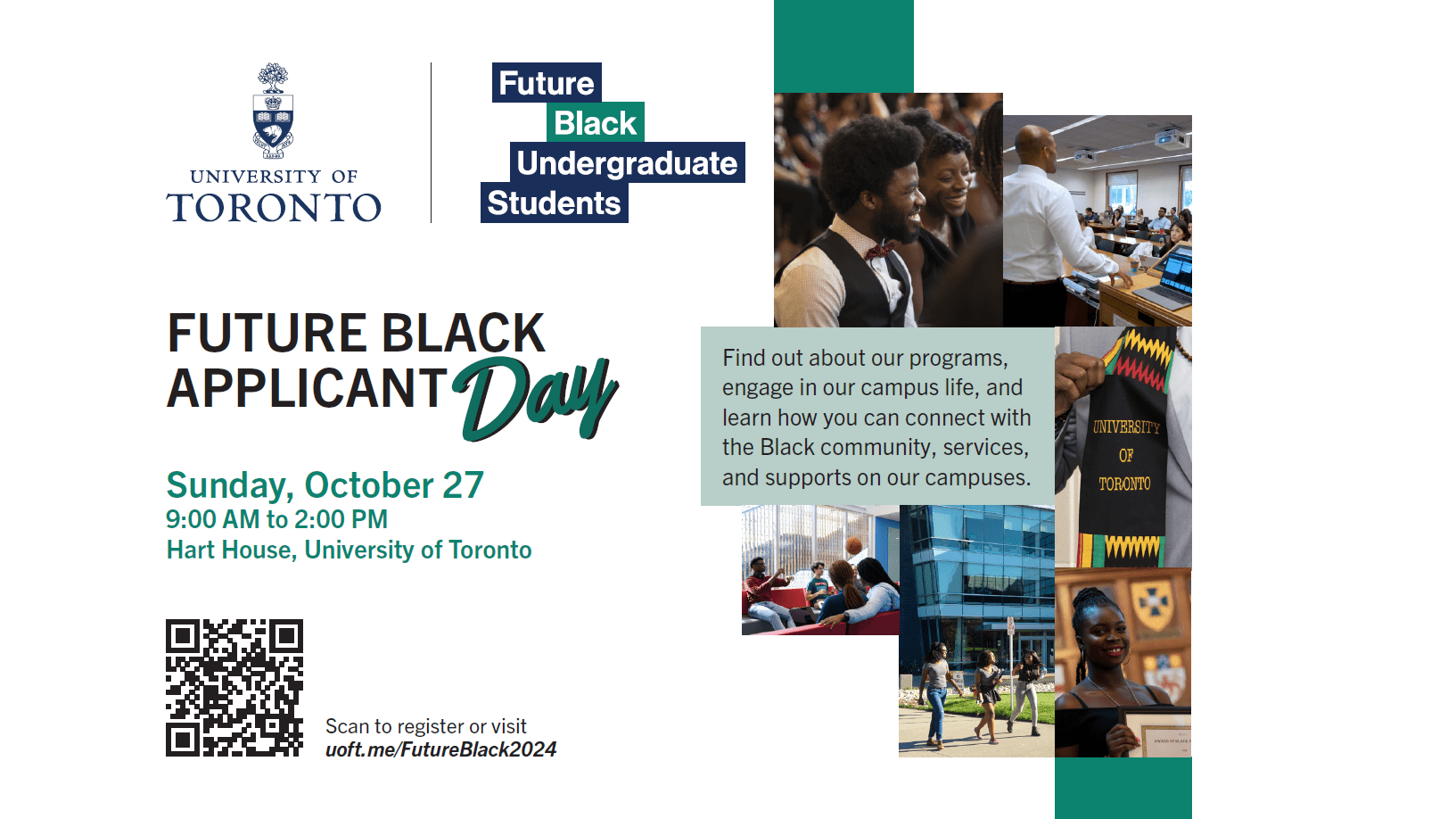 Future Black Applicant Day 2024 – Poster Future Black Applicant Day Promo Material