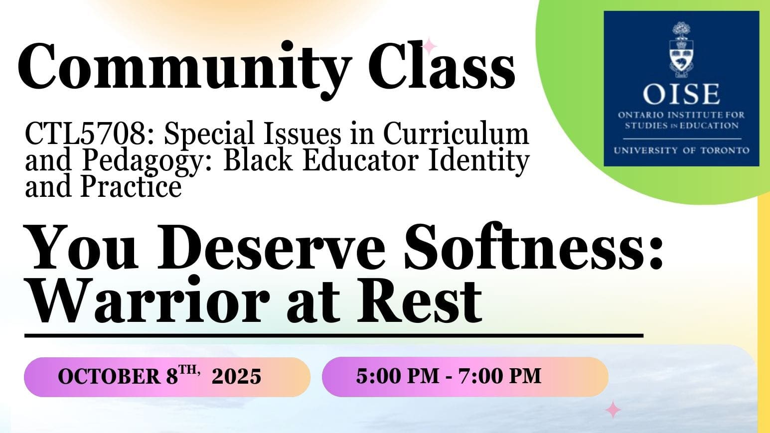 You Deserve Softness: Community Class Promo Cropped