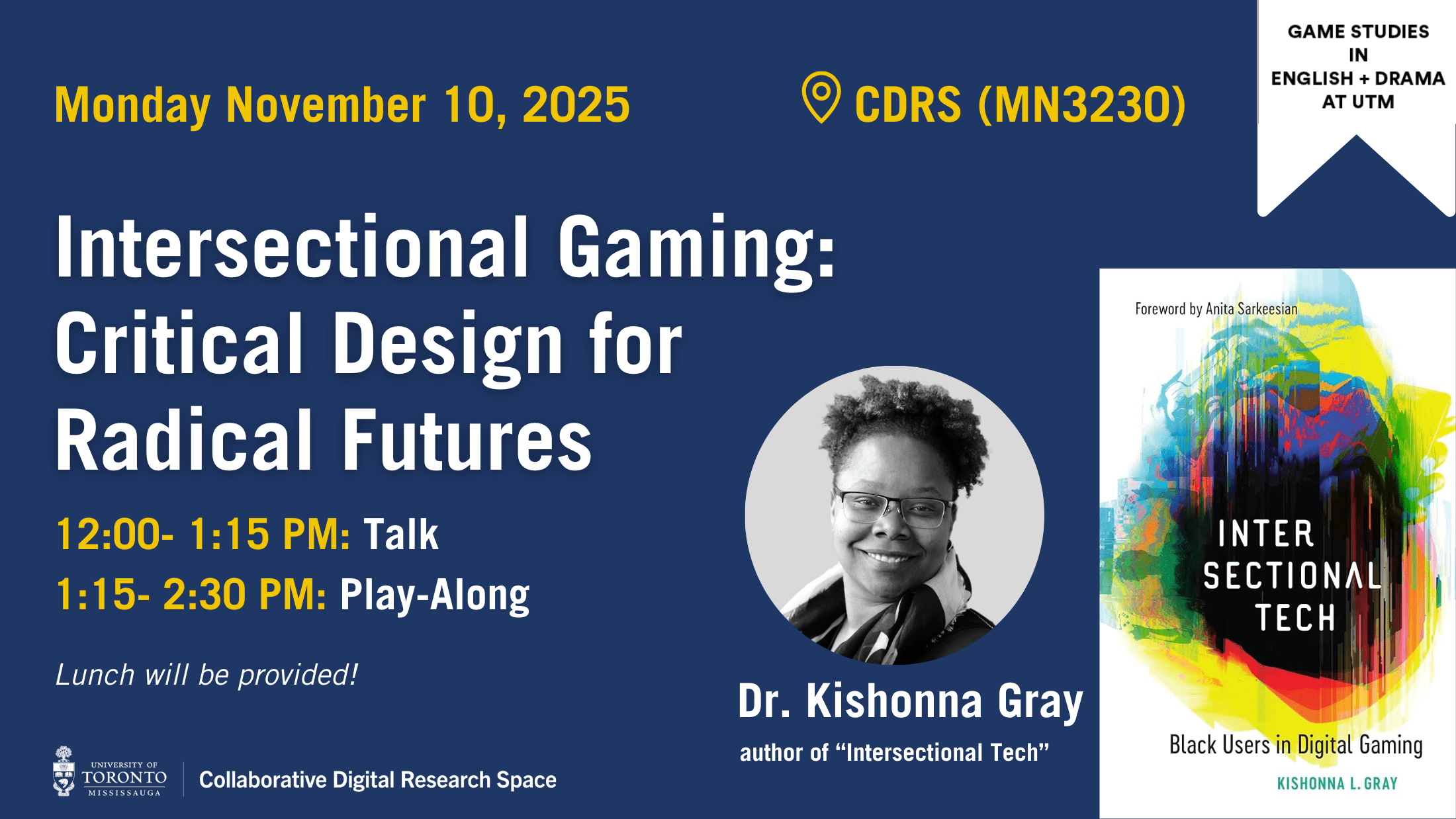 Kishonna Gray Lecture Promo Poster